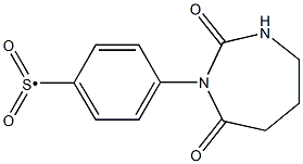 4-(2,7-Dioxo-[1,3]Diazepan-1-yl)benzenesulfonyl 化学構造式