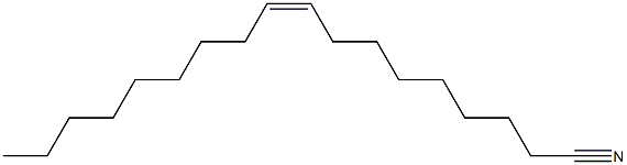 (Z)-octadec-9-enenitrile 化学構造式