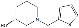 (3R)-1-(thiophen-2-ylmethyl)piperidin-3-ol 结构式