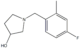 1-(4-fluoro-2-methylbenzyl)pyrrolidin-3-ol Struktur