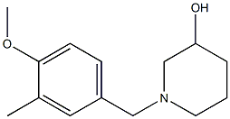 1-(4-methoxy-3-methylbenzyl)piperidin-3-ol 化学構造式