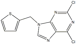 2,6-dichloro-9-(thiophen-2-ylmethyl)-9H-purine|