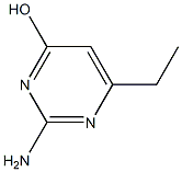 2-amino-6-ethylpyrimidin-4-ol Structure