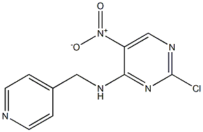 2-chloro-5-nitro-N-(pyridin-4-ylmethyl)pyrimidin-4-amine