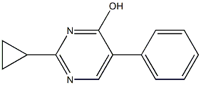 2-cyclopropyl-5-phenylpyrimidin-4-ol,,结构式