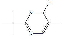 2-tert-butyl-4-chloro-5-methylpyrimidine Struktur