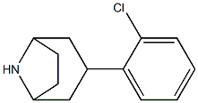 3-(2-chlorophenyl)-8-azabicyclo[3.2.1]octane Structure