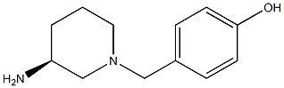 4-{[(3S)-3-aminopiperidin-1-yl]methyl}phenol Structure