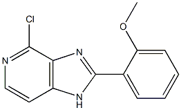 4-chloro-2-(2-methoxyphenyl)-1H-imidazo[4,5-c]pyridine Structure