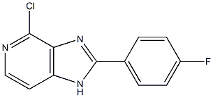 4-chloro-2-(4-fluorophenyl)-1H-imidazo[4,5-c]pyridine Structure