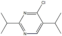 4-chloro-2,5-bis(1-methylethyl)pyrimidine Struktur