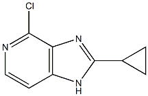 4-chloro-2-cyclopropyl-1H-imidazo[4,5-c]pyridine 结构式