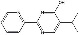 5-(1-methylethyl)-2-pyridin-2-ylpyrimidin-4-ol Structure