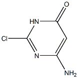 6-amino-2-chloropyrimidin-4(3H)-one Struktur