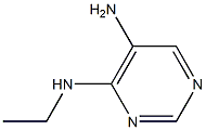 N4-ethylpyrimidine-4,5-diamine Struktur