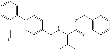 2-[(2'-Cyano-biphnyl-4-ylmethyl)-amino]-3-methyl-butyric
acid benzyl ester