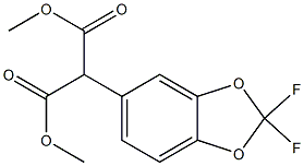 DIMETHYL (2,2-DIFLUOROBENZO-1,3-DIOXOL-5-YL)MALONATE Structure