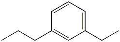 1-エチル-3-プロピルベンゼン 化学構造式