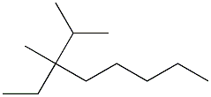 2,3-dimethyl-3-ethyloctane 化学構造式