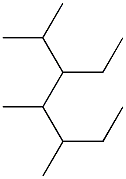 2,4,5-trimethyl-3-ethylheptane Structure