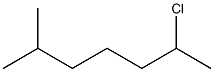 2-chloro-6-methylheptane Structure