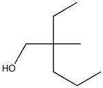 2-methyl-2-ethyl-1-pentanol 化学構造式