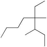 3,4-dimethyl-4-ethyloctane 结构式