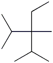 3-ethyl-2,3,4-trimethylpentane Struktur