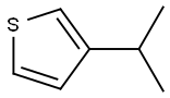 3-isopropylthiophene,,结构式