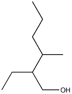 3-methyl-2-ethyl-1-hexanol 化学構造式