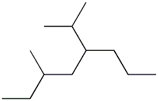 3-methyl-5-isopropyloctane 化学構造式