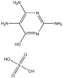 2,5,6-TRIAMINO-4-PYRIMIDINOL SULPHATE Structure