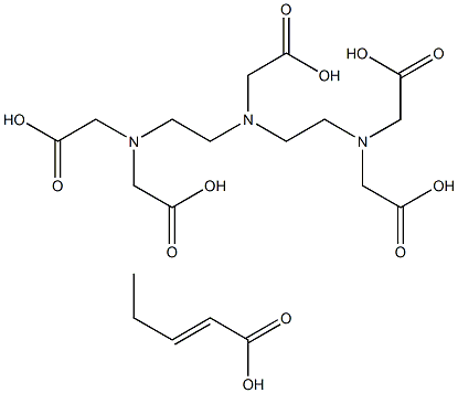 DIETHYLENETRIAMINEPENTAACETIC ACID ( PENTETIC ACID),,结构式