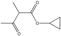 1-CYCLOPROPYL METHYLACETOACETATE Struktur