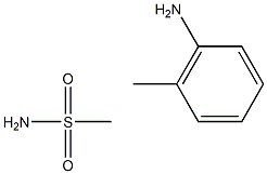 4-AMINO-M-METHYL BENZENE METHYL SULPHONOMIDE Struktur