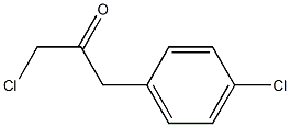 1-CHLORO-3-(4-CHLOROPHENYL)ACETONE,,结构式
