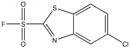 5-CHLOROBENZOTHIAZOLE-2-SULFONYL FLUORIDE Structure