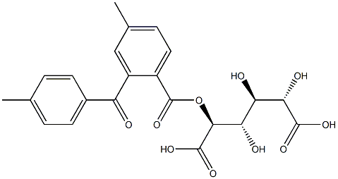 DI-O-TOLUOYL-D-TARARIC ACID,,结构式