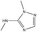 1-METHYL-5-METHYLAMINE 1,2,4TRIAZOLE,,结构式