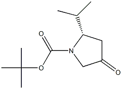 N-BOC-(2S)-2-ISOPROPYL-4-OXOPYRROLIDINE Struktur