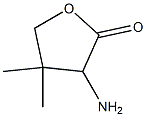 2-AMINO 3,3-DIMETHYLBUTYROLACTONE Structure