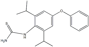 1-[2,6-BIS(1-METHYLETHYL)-4-PHENOXYPHENYL]THIOUREA [FOR DIAFENTHIURON] Structure