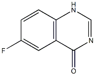 6-FLUOROQUINAZOLIN-4(1H)-ONE 结构式