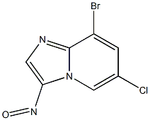 8-BROMO-6-CHLORO-3-NITROH-IMIDAZO[1,2-A]PYRIDINE Structure