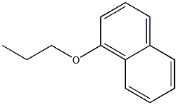 1-naphthyl propyl ether 化学構造式