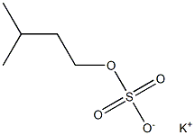 potassium isoamylsulfate Structure