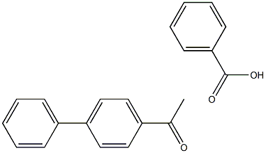p-phenylacetophenone benzoate Struktur