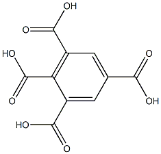 1,2,3,4-苯四甲酸, , 结构式