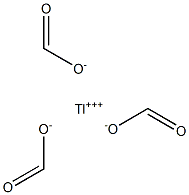 thallic formate 化学構造式