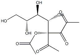 三乙醯葡萄糖, , 结构式